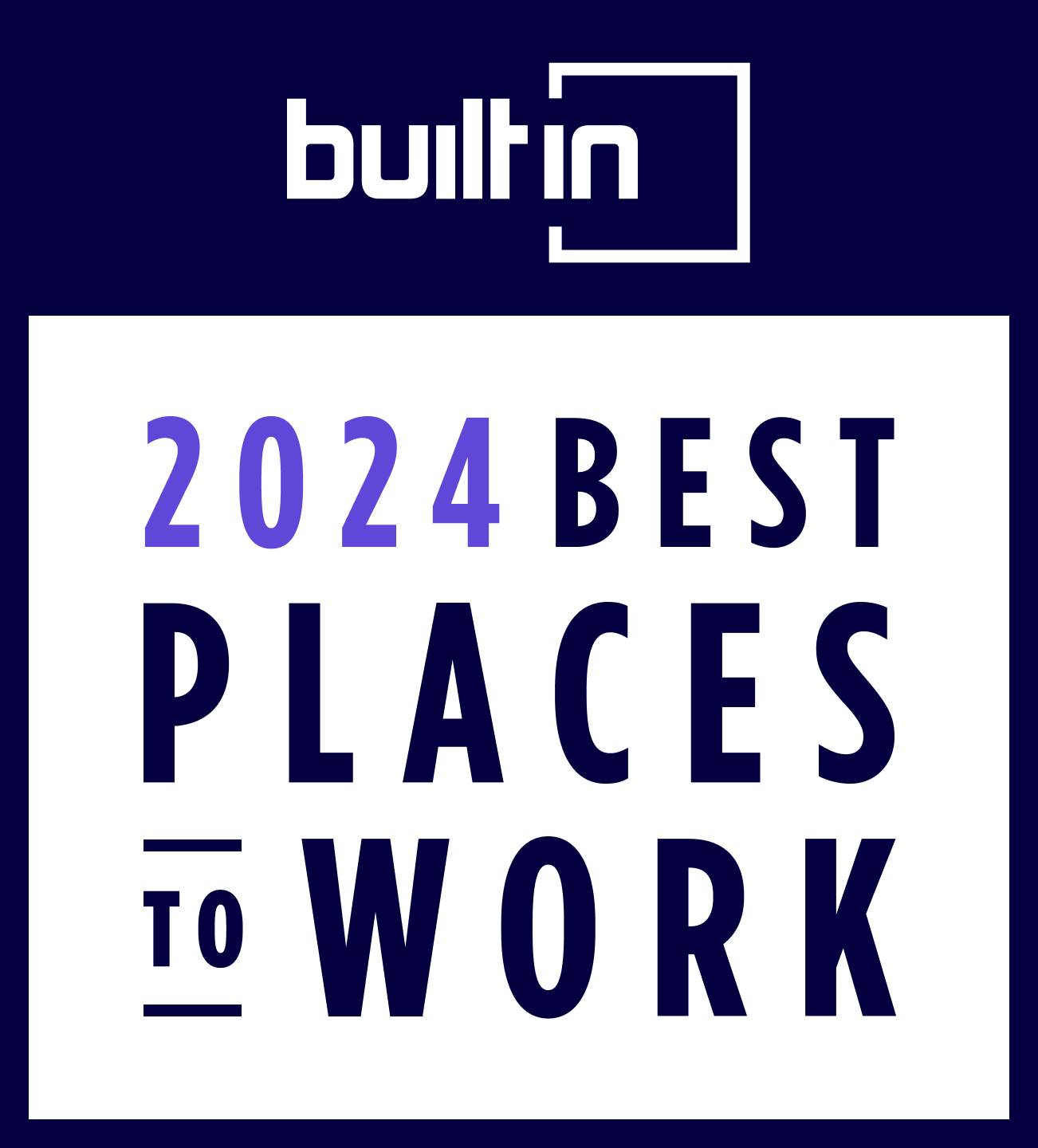 Builtin Best Places to Work Award logo