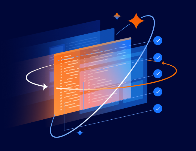 Company Stylized Computer with arrows