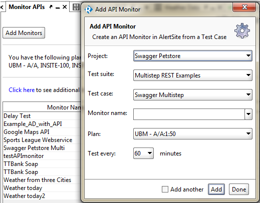 API Monitoring by AlertSite - New in SoapUI 5.2
